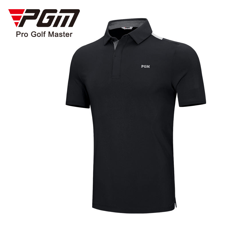 PGM YF392 brand golf t-shirt logo polyester short sleeve quick dry golf shirt for man
