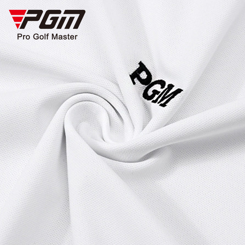PGM YF395 men breathable golf polo shirt soft spandex polyester golf polo
