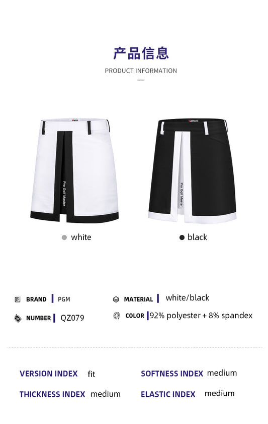PGM QZ079 summer golf sports skirt women golf skirt with undershorts