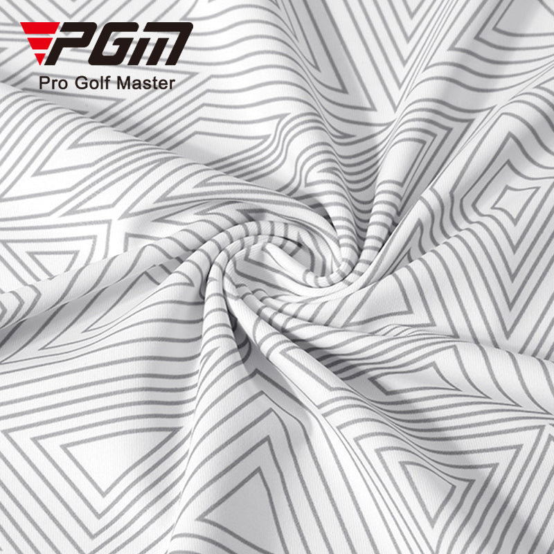 PGM YF394 polyester logo golf shirt quarter zip ladies polyester spandex golf shirt