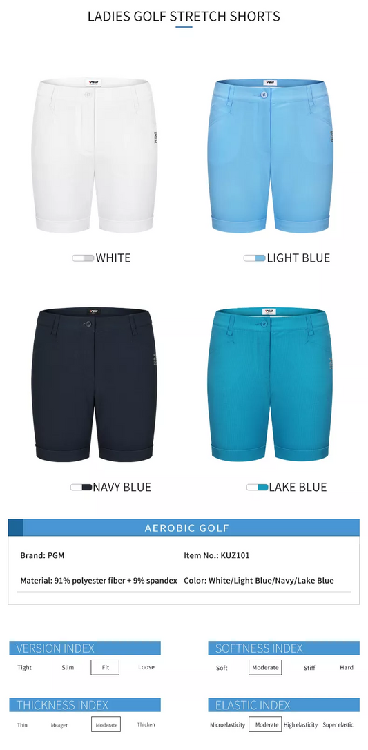PGM KUZ101 summer women golf short stretch ladies qicky dry golf shorts