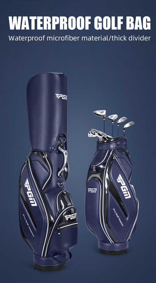 PGM QB108 high quality PU tour golf bags durable waterproof golf staff bag