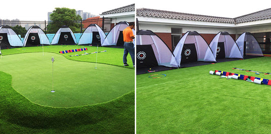 PGM LXW013 golf net cage practice outdoor backyard golf net with target