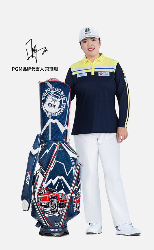 PGM QB112 golf club bag men pu leather custom logo tour golf bag waterproof golf bag