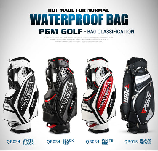 PGM QB034 waterproof golf bag custom PU staff golf bag for man