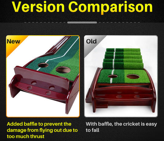 PGM TL001 3/3.5M custom wooden golf putting mat indoor putting mat