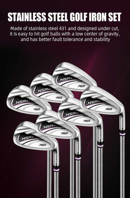 PGM TIG041 cnc womens golf irons carbon steel oem ladies golf irons