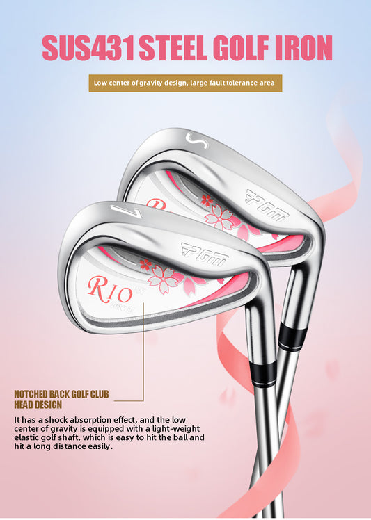 PGM TIG038 cnc milled golf irons ladies stainless steel 431 golf iron