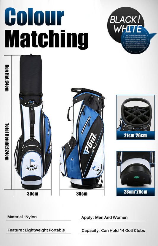 PGM QB026 custom golf stand bag lightweight golf bag with full 14 dividers