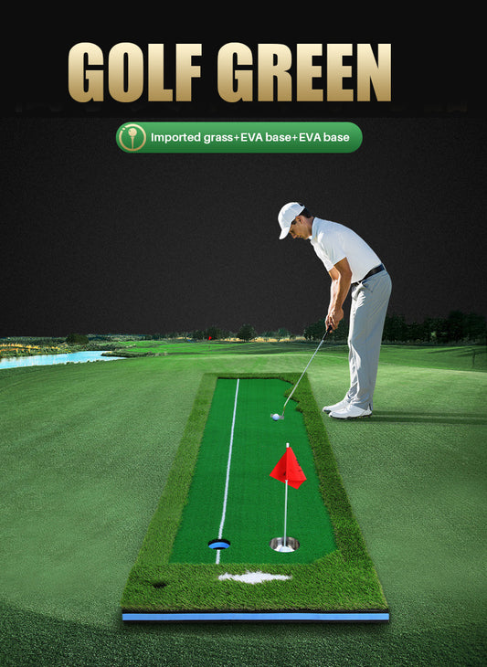 PGM GL001 golf putting green mat outdoor golf putting green with aiming line