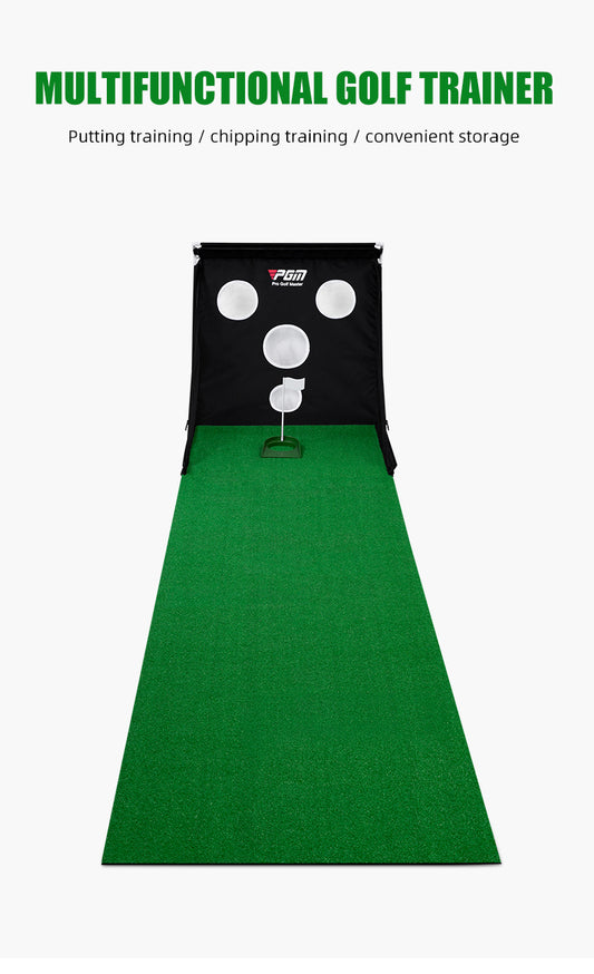 PGM TL033 portable big putting mat indoor chipping nylon putting mat