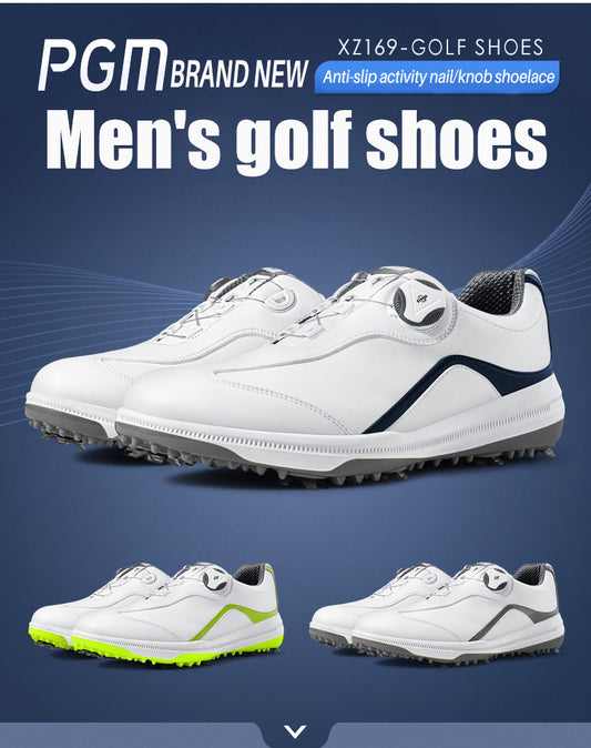 PGM XZ169 Auto Lacing Waterproof Microfiber Anti-slip Golf Shoes