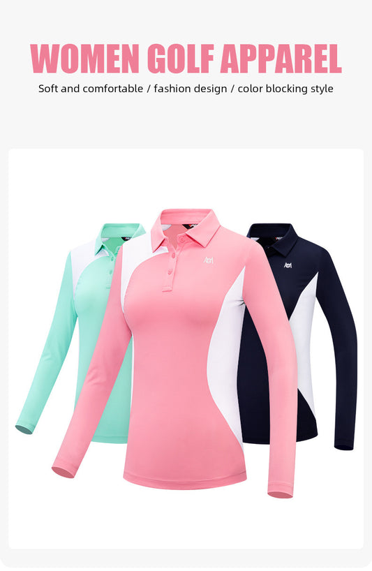 PGM YF477 custom ladies bulk polo golf shirts women odm golf polos