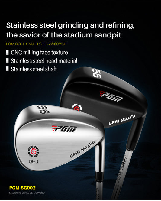 PGM SG002 golf sand wedge 60 stainless steel right hand black golf wedge