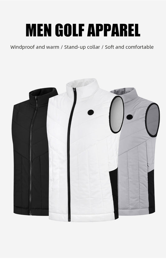 PGM YF519 outdoor golf windbreaker vest winter outerwear mens golf vest