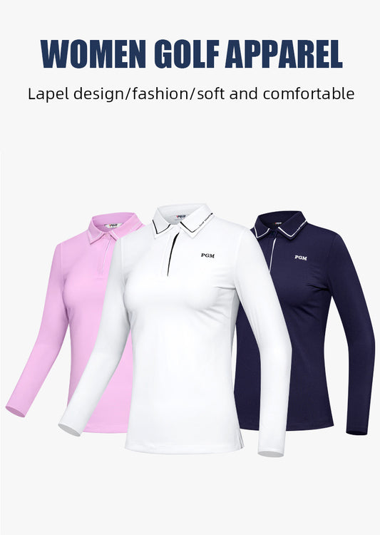 PGM YF536 golf polos cool design sportswear oem design golf polo shirt