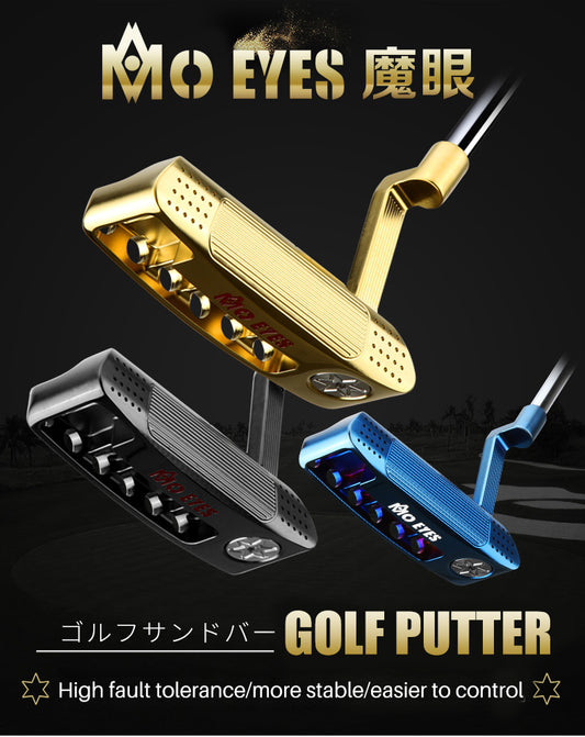 MO EYES II TUG028 Patent Curved Face Design Hollow Of Gravity Blue Club Head Golf Putter
