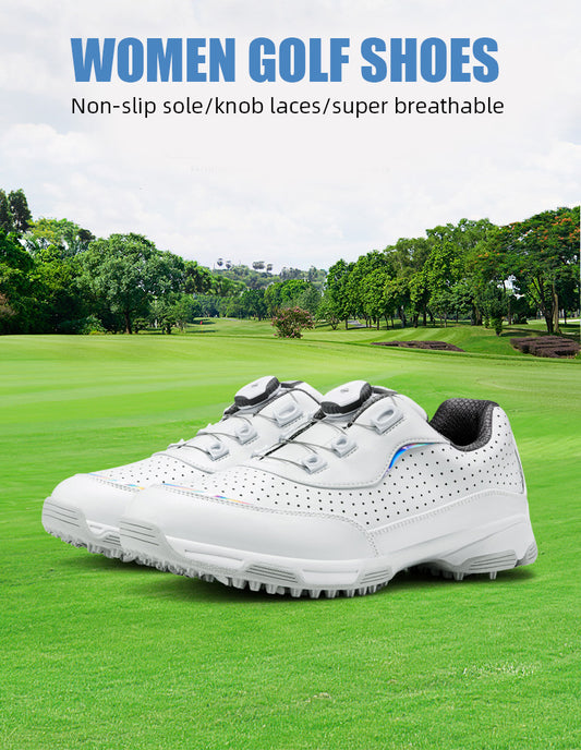 PGM XZ243 microfiber leather luxury golf shoes waterproof young golf shoes