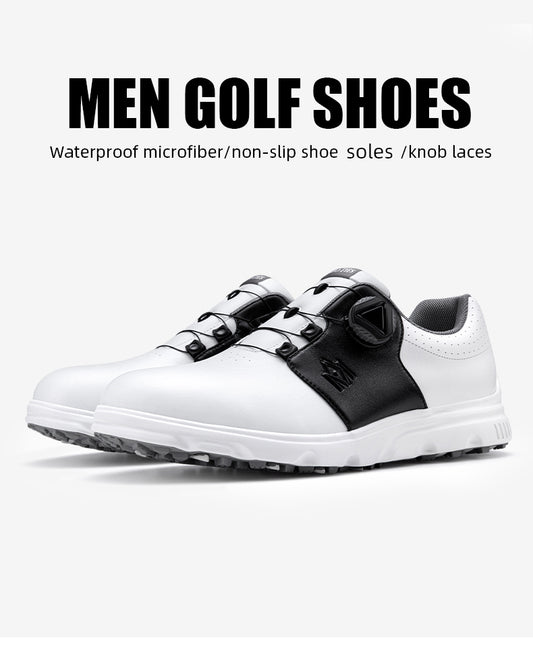 MOEYES M22XZ08 custom zapatos de golf men waterproof golf shoes