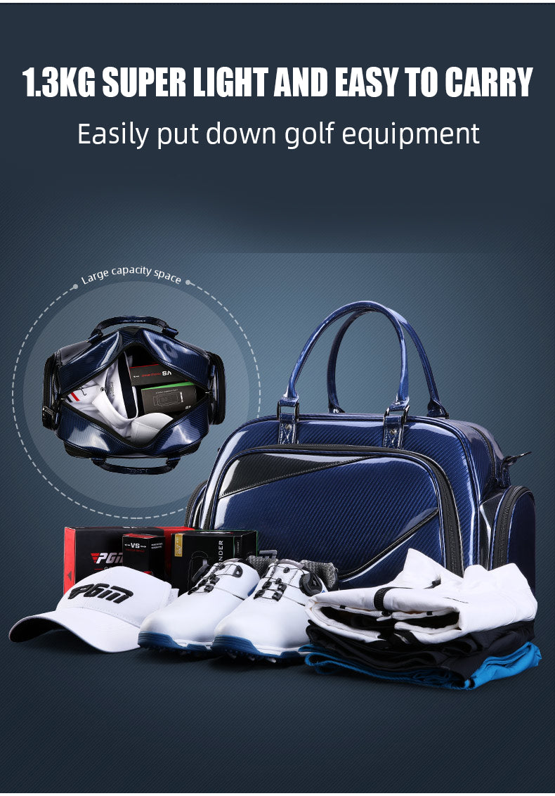 PGM YWB036 men waterproof golf boston sport clothing bag with shoe compartment