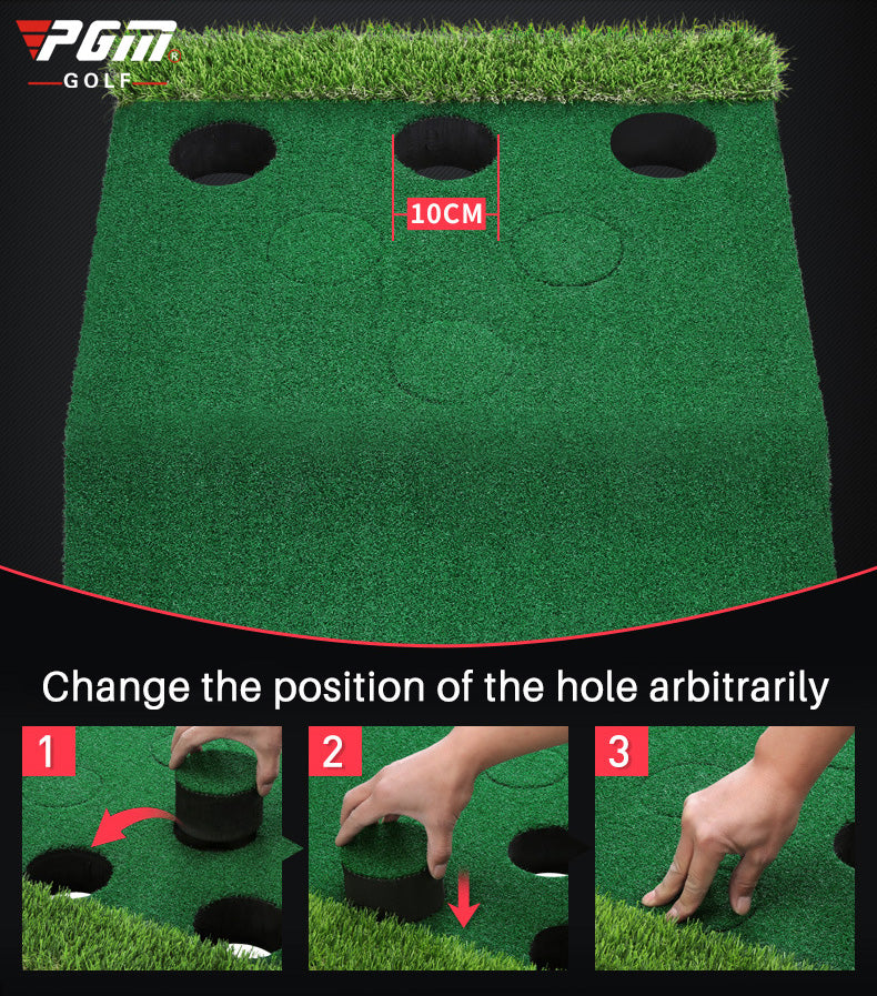 PGM GL018 artificial putting green grass 3m meter indoor quality golf game slope adjustable putting green