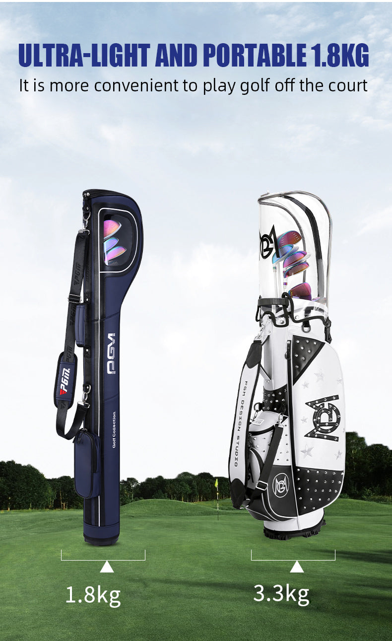 PGM QIAB021 portable sunday golf gun bag personalized luxury golf sunday bag