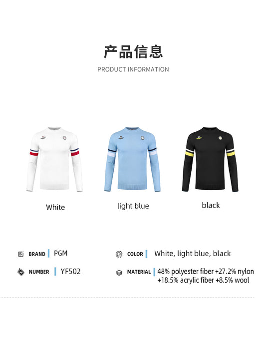 PGM YF502 korean style golf clothing sweaters men oem pullover golf sweater