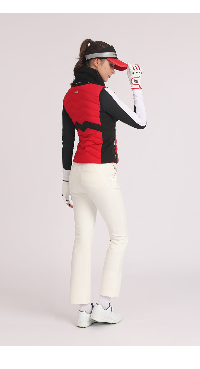 PGM YF521 korean style golf gilet womens full zip outerwear golf vest