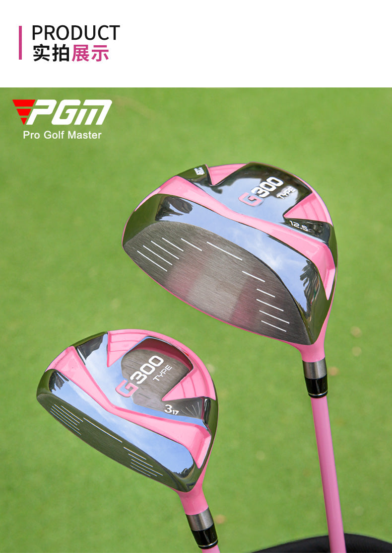 PGM MG025 titanium left hand golf driver practice custom logo pink ladies golf driver