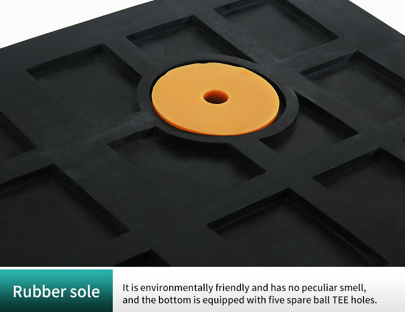 PGM DJD005 dual grass golf practice swing mat portable golf hitting mat