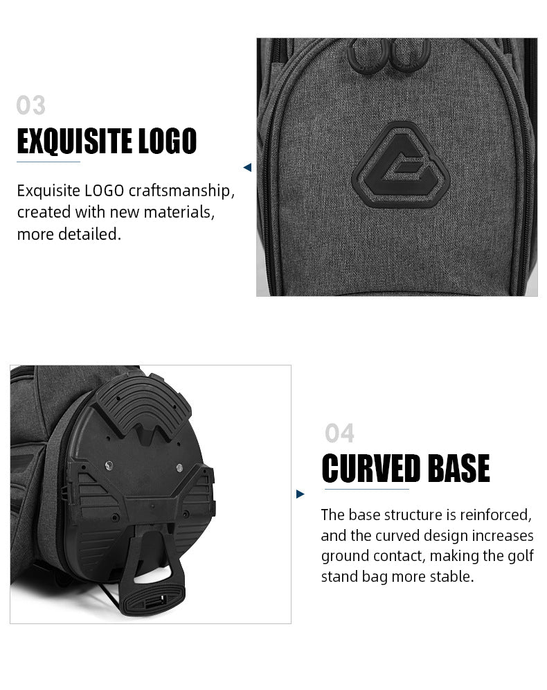 PGM QB092 custom golf stand bag quality lightweight stand golf bag with strap