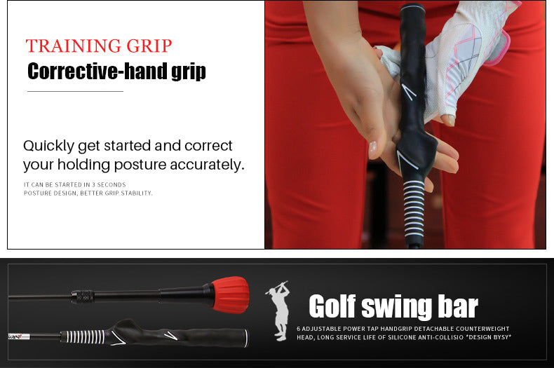 PGM HGB012 Hot Sale Golf swing practice stick swing bar adjustable gear golf swing trainer