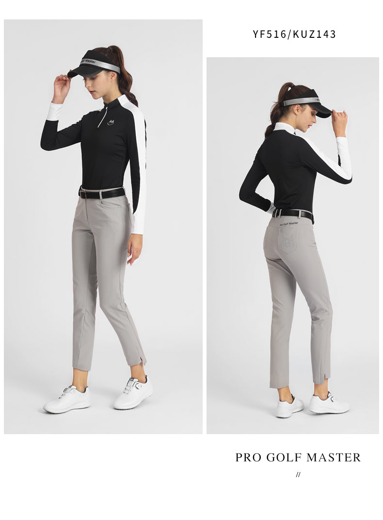 PGM KUZ143 womens golf trousers golf pants ladies nylon grey golf pants