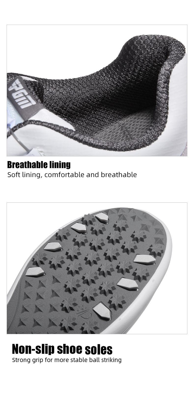 PGM XZ249 womens waterproof golf shoe popular microfiber leather golf shoes