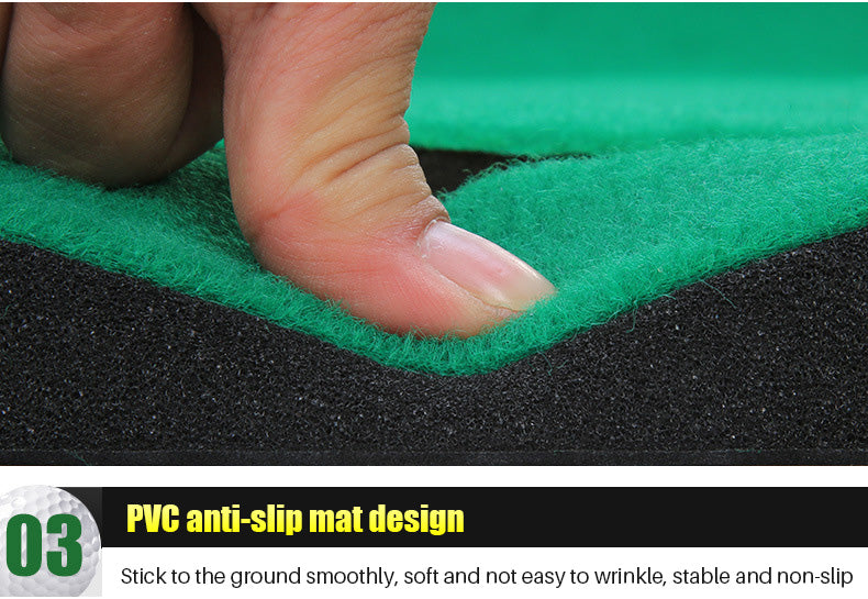 PGM GL002 Wholesale Indoor And outdoor floor nylon artificial grass turf mat practice golf putting mat training golf mat