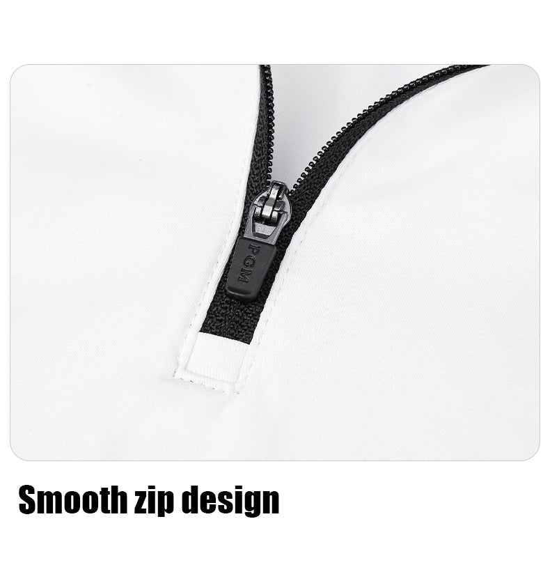 PGM YF516 golf polyester t-shirts bulk womens 1/4 zip long sleeve golf shirt