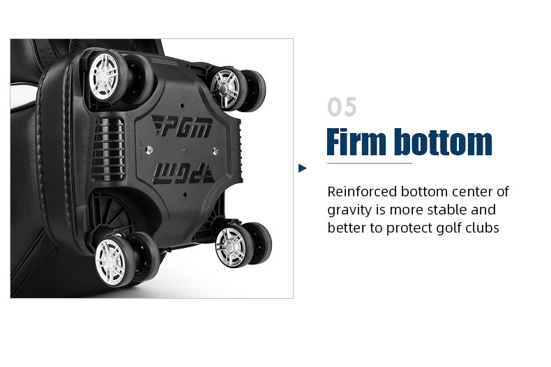 PGM QB099 wheel travel golf bag custom waterproof custom logo golf bag