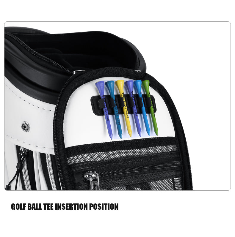 PGM QB136 custom logo golf bag travel microfiber leather golf bag with wheels