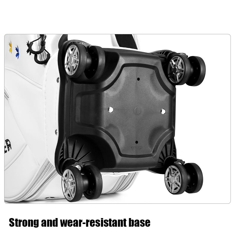 PGM QB138 korea style custom tour golf bag white golf bag with wheels