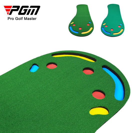 PGM GL002 Wholesale Indoor And outdoor floor nylon artificial grass turf mat practice golf putting mat training golf mat