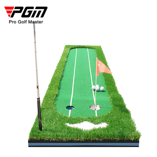 PGM GL009 mini golf putting green trainer putting green mat with two aiming line