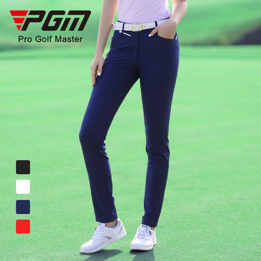 PGM KUZ099 summer female golf trousers colour slim fit golf trouser women