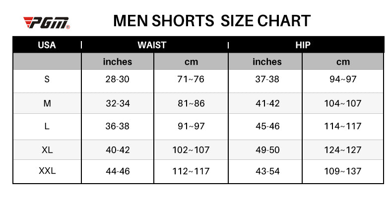 PGM KUZ078 PGM New Arrival Summer Breathable Quick Drying Casual Golf Short Pants for Men