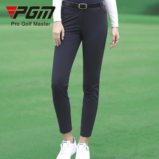 PGM KUZ092 funky golf pants ladies cropped spandex golf pants for wmen