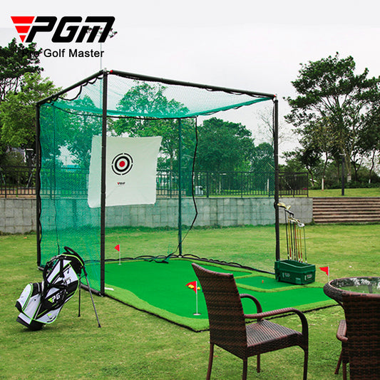 PGM LXW001 factory 3M golf cage training practice net return outdoor heavy duty golf nets for backyard driving