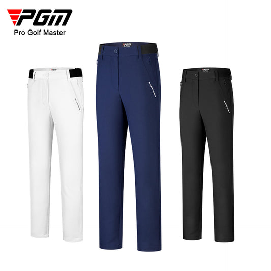 PGM KUZ141 oem athletic golf pants kids polyester spandex long junior golf pants