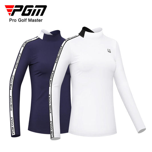 PGM YF478 high quality women long sleeve golf polo shirt custom breathable golf shirt