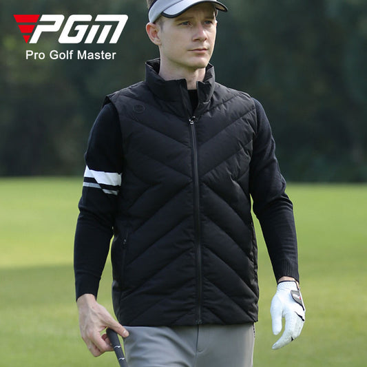 PGM YF517 full zip mens golf jacket duck down mens winter golf vest