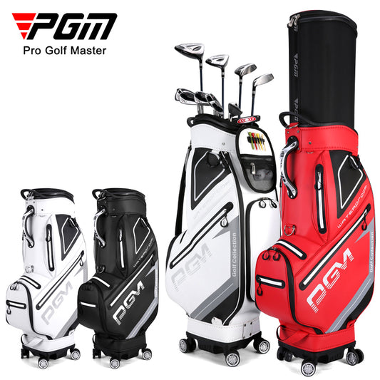 PGM QB098 golf club travel bag TPU waterproof custom logo golf bag with wheel