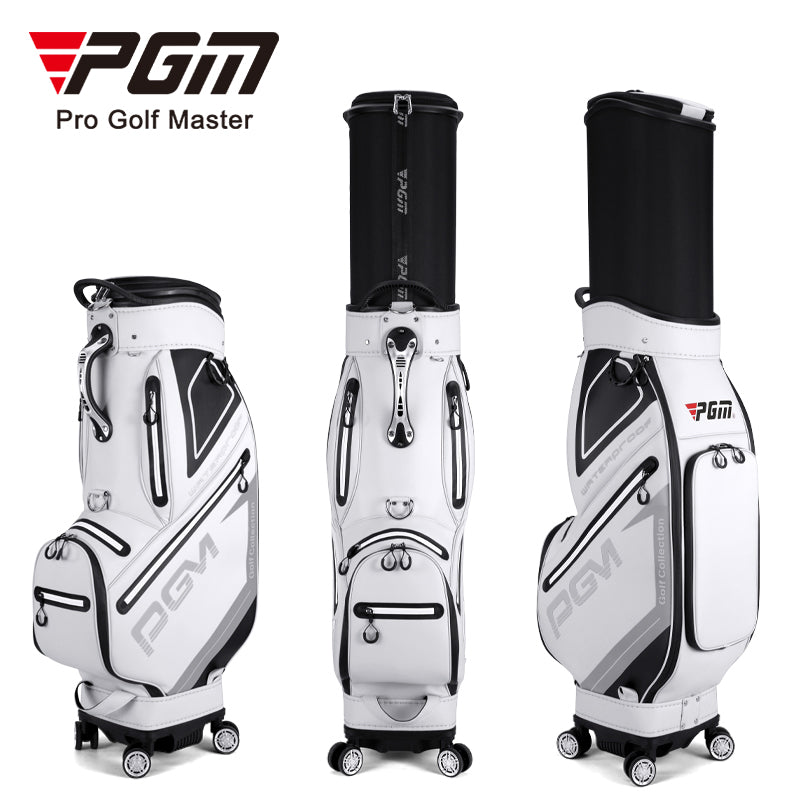 PGM QB098 golf club travel bag TPU waterproof custom logo golf bag with wheel